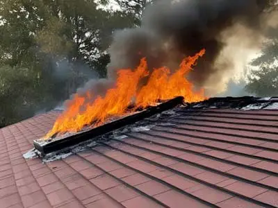 Betriebshaftpflicht für Dachdecker Brandschaden