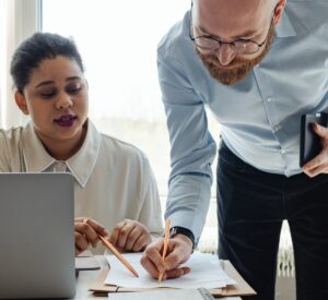 Berufsbetreuer bei der Arbeit