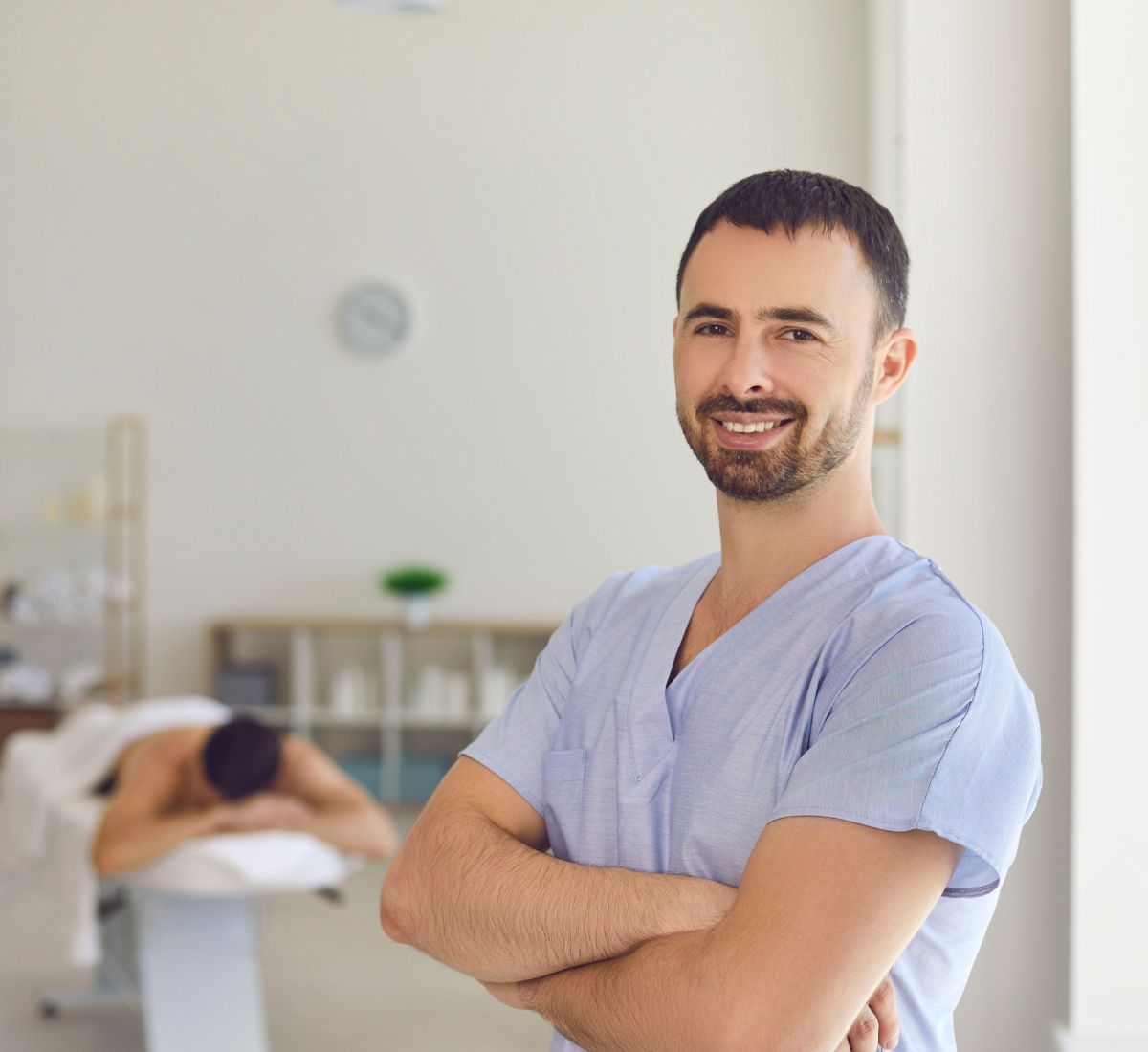 Physiotherapeut bei der Arbeit, Berufshaftpflicht für Physiotherapeuten