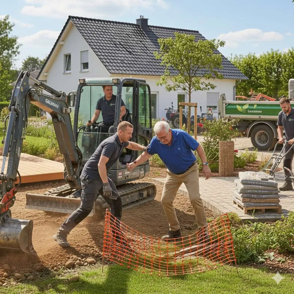 Die Betriebshaftpflicht für den Garten- und Landschaftsbau deckt Personenschäden ab.