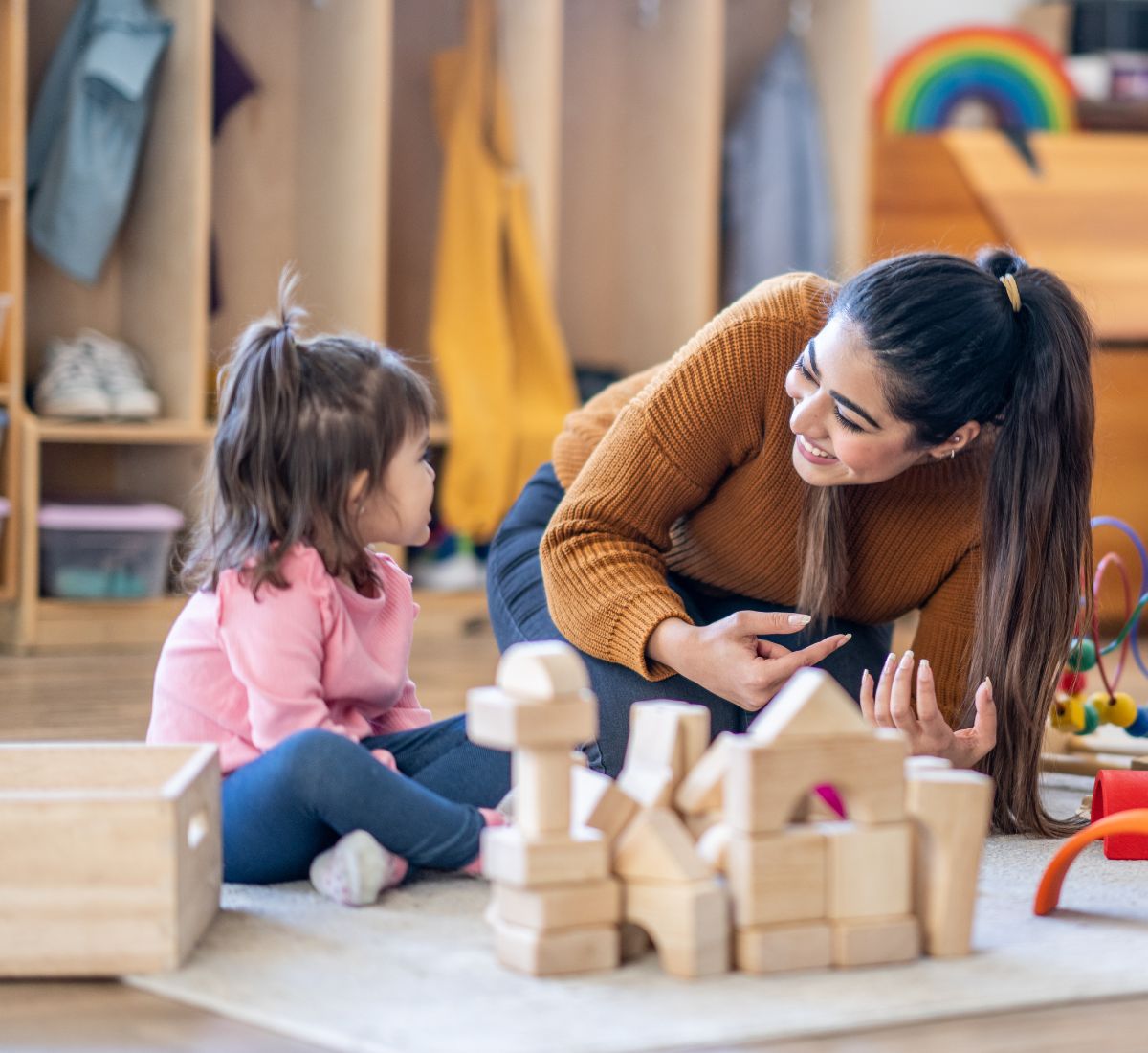 Tagesmutter bei der Arbeit, Betriebshaftpflicht für Tagesmütter