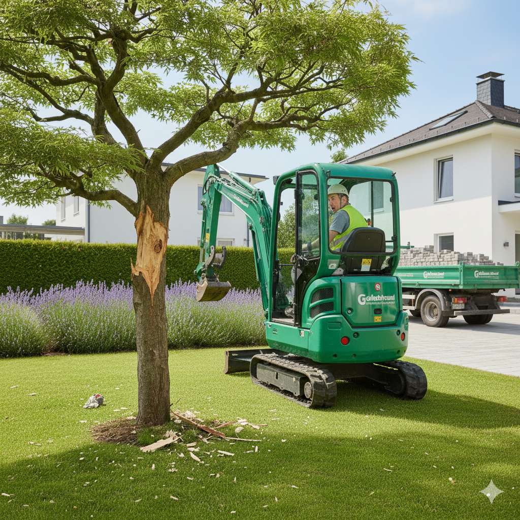 Die Betriebshaftpflicht für den Garten- und Landschaftsbau deckt Schäden durch Mitarbeiter ab.