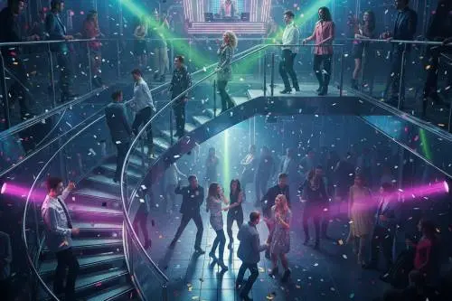 Die Betriebshaftpflicht für Diskotheken deckt Schäden an Personen ab wie z.B. durch den Sturz auf einer Treppe.