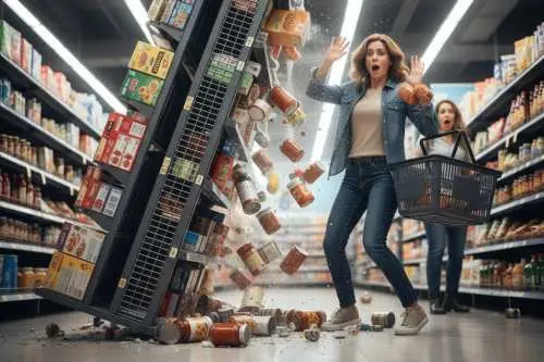 betriebshaftpflicht-einzelhandel-personenschaden (1) Betriebshaftpflicht für den Einzelhandel schützt bei Personenschaden z.b, wenn ein Regal umkippt.