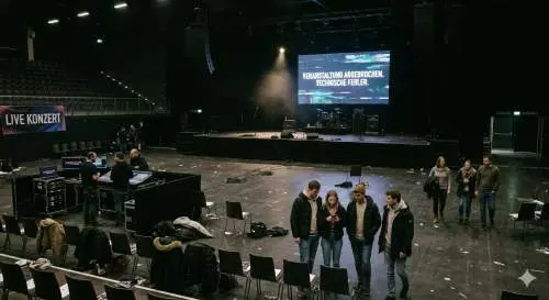 betriebshaftpflicht-veranstaltungstechniker-ausgefallene-veranstaltung Die Betriebshaftpflicht für Veranstaltungstechniker übernimmt Kosten für ausgefallene Events aufgrund technischer Fehler.