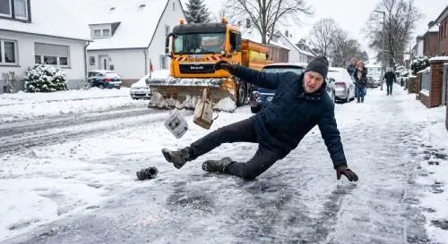 Betriebshaftpflicht für Winterdienst deckt Personenschaden ab.